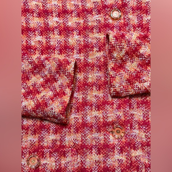 St John’s Collection Multicolored Pink Jacket/Blazer Textured Missing size Read - Picture 9 of 15
